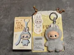 LABUBU PIN FOR LOVE イニシャルラブブ C