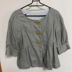 poudoudou 麻ジャケットブラウスのサムネイル
