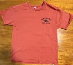 THE FLAT HEAD Tシャツ オレンジ　40サイズ
