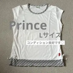 ★良品★Prince 爽やか大人可愛い♡ テニス ドライシャツ Lのサムネイル
