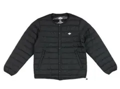 ダントン ナイロンタフタ ノーカラーインナーダウンジャケット　ブラック　S