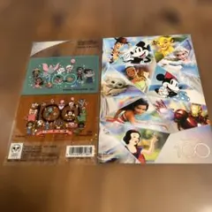 ディズニー 100周年 ポストカード、ステッカーセット