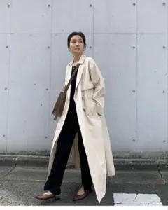 シールームリン Mサイズ ベージュ トレンチコート ダブルブレストのサムネイル