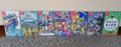 ゲームカードのハードケース7点セット Nintendo Switchパッケージ版