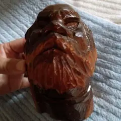 木製 彫刻 顔のデザイン