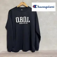 Champion バスケットボール 長袖Tシャツ O.B.O.L 黒 Lのサムネイル