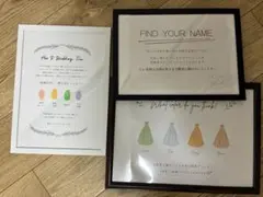 結婚式セット　ドレス色当て