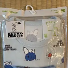 ユニクロ　RETRO PEANUTS ベビーパジャマ 90サイズ