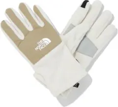 THE NORTH FACE フリース手袋 ホワイト/ベージュ　Mサイズ