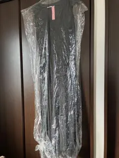 パーティードレス 黒 ノースリーブ Sサイズ ロング