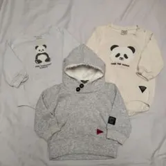 futafuta ロンパース＆パーカーセット