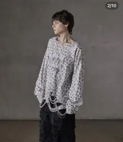 GRANCY ヒョウ柄ロングスリーブTシャツ Mサイズ