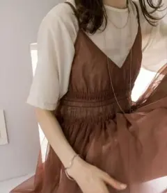 mystic シャーリングキャミソール