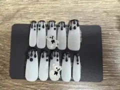 ネイルチップ 10個セット クマデザイン