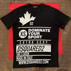 DSQUARED2 ディースクエアード ビック センター ロゴ入り tシャツ 