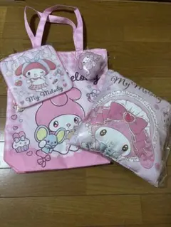 My Melody トートバッグ　クッション　タオル　マスコットの4セット