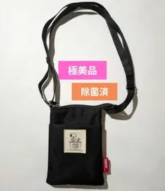 【極美品】PEANUTS スヌーピー75周年 ショルダー付きポーチ