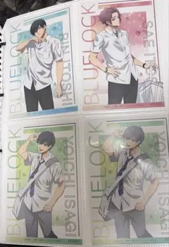 ブルーロック 秋雨 ポストカード 潔世一 糸師凛 糸師冴