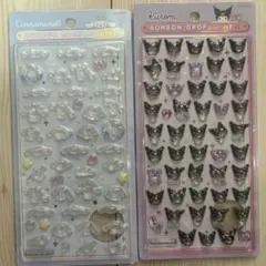 新品未開封　ボンボンドロップシールmini サンリオ　シナモロール　クロミ