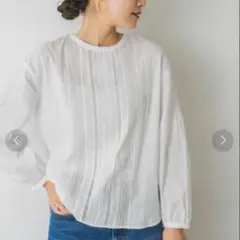 URBAN RESEARCH 前後2WAY長袖レースブラウス