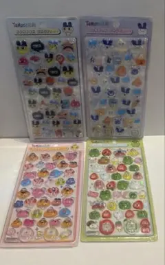 h*a様 たまごっち　ボンボン ３Ｄステッカー4枚セット
