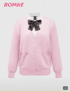 SHEIN カーディガン ピンク 51541080 Mサイズ【美品】