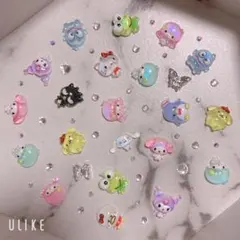 ネイルパーツ★nail 高品質サンリオキティクロミマイメロケロシナのサムネイル
