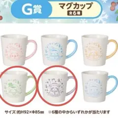 ちいかわくりまんじゅう＆モモンガ マグカップ 2個セット　エニマイくじ