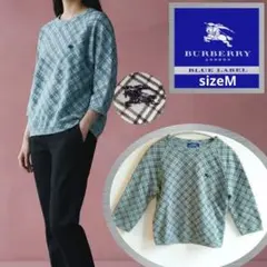 BURBERRY BLUELABEL 長袖　ノバチェック　スウェット 中古・古着通販】BURBERRY BLUE LABEL (バーバリーロンドンブルー