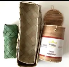 カンボジア　Angkor 空き箱三つセット