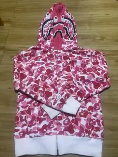 A BATHING APE アベイシングエイプ 二重フーディー シャークパーカー
