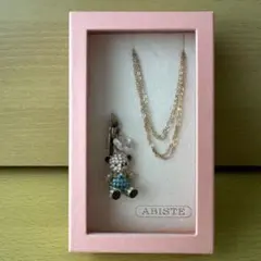 ABISTE　アビステ　クマ　テディベア　ネックレス　ストラップ　チャーム