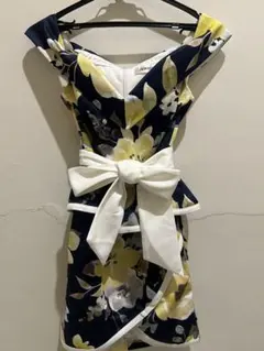 JEWELS フローラルオフショルダードレス