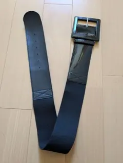 ブラック 合成皮革 ベルト