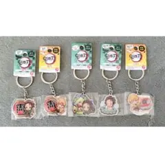鬼滅の刃 ご当地メタルキーホルダー 5種セット