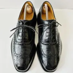 BURBERRY バーバリー 黒 ウイングチップ 24.5cm 除菌・消臭済みのサムネイル