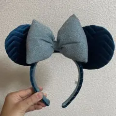 ミッキー耳カチューシャ ダークブルー