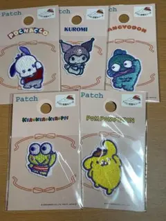 サンリオ キャラクターワッペン　5枚セット