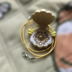 マーメイドメロディー ぴちぴちピッチ ココ 黄色 貝殻 ネックレス 3.5cm