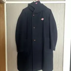 DANTON36ウールモッサ、ネイビー、ロングコート