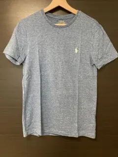 ポロラルフローレン　クルーネック　Tシャツ　ライトブルー
