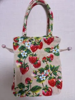 FEILER フェイラー　いちご柄 手洗い可能 バッグ　未使用品 2025年最新】フェイラー いちご バッグの人気アイテム - メルカリ