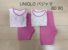 UNIQLO 半袖　ベビーパジャマ 80 90