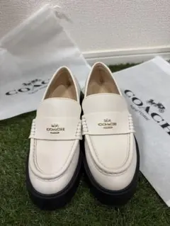 2026年最新】COACH カラー：ホワイト系 レディース ローファー・革靴の