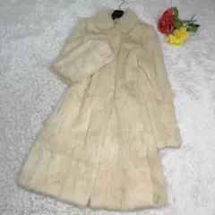 Theory ラビット ロングコート ジャケット リアルファー デザイン