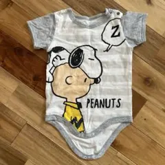 ピーナッツ PEANUTS スヌーピー ロンパース 70-80
