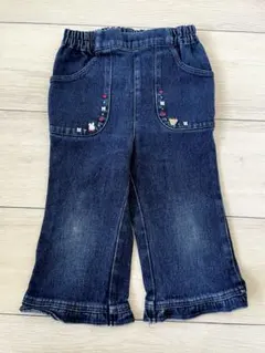 familiar デニムパンツ 100 美品