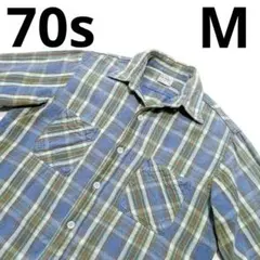 М 雰囲気抜群◎ 70s BIGMAC ビッグマック ネルシャツ ビンテージ