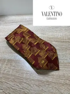 美品　バレンチノ　ヴァレンチノガラヴァーニ　ネクタイ　総柄