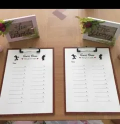 ウェルカムスペース 結婚式 ゲストブック    芳名帳